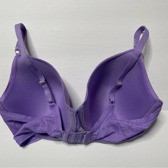 36D BRA Purple Natori 136059 Women Jacquard Contour Underwire Stretch Side 0263 - Picture 11 of 15